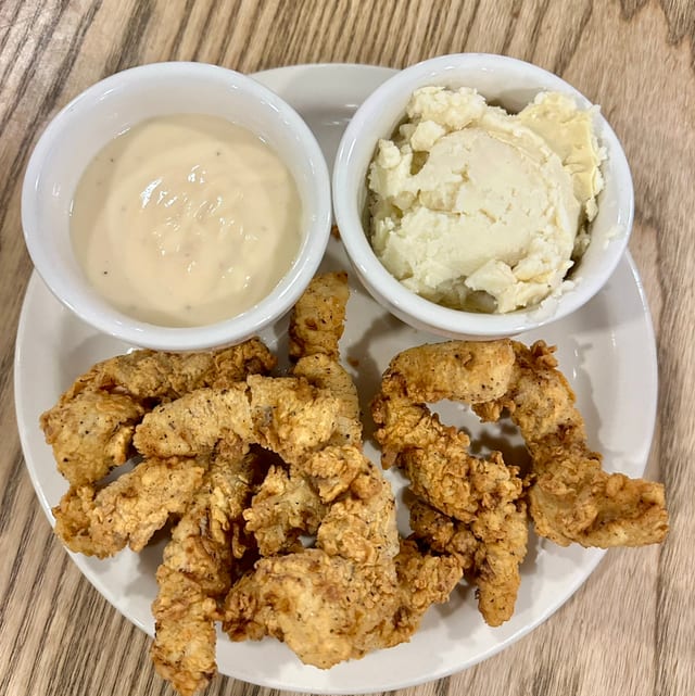 Deep Fried Steak Fingers.
