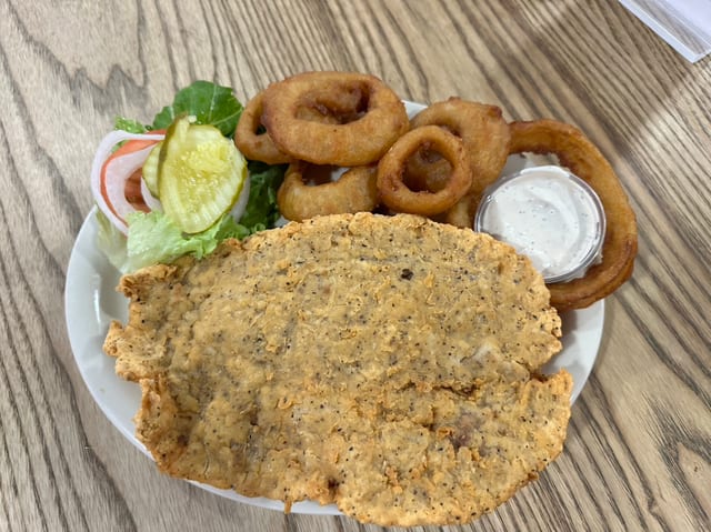 Chicken Fried Steak Sandwich.