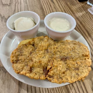 Open-Faced Chicken Fried Steak Sandwich