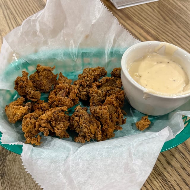Deep Fried Chicken Livers.