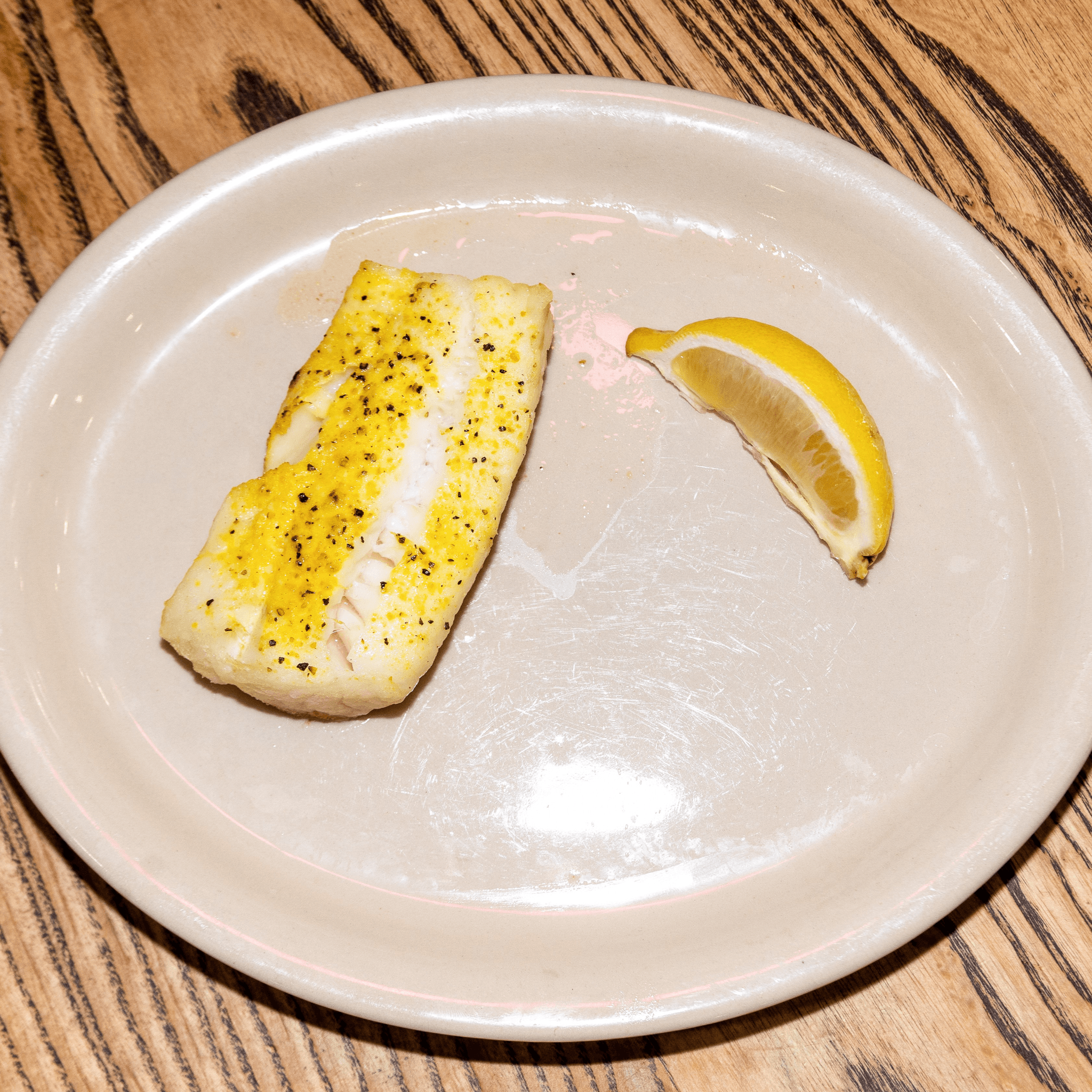 Broiled White Fish.