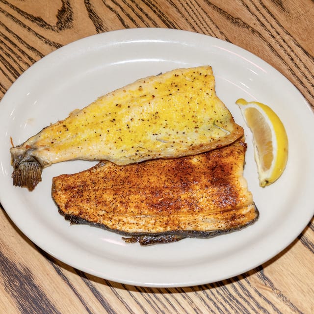 Broiled Rainbow Trout.