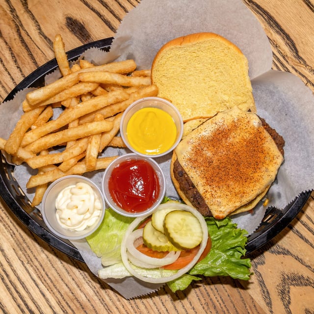 Bayou Burger.