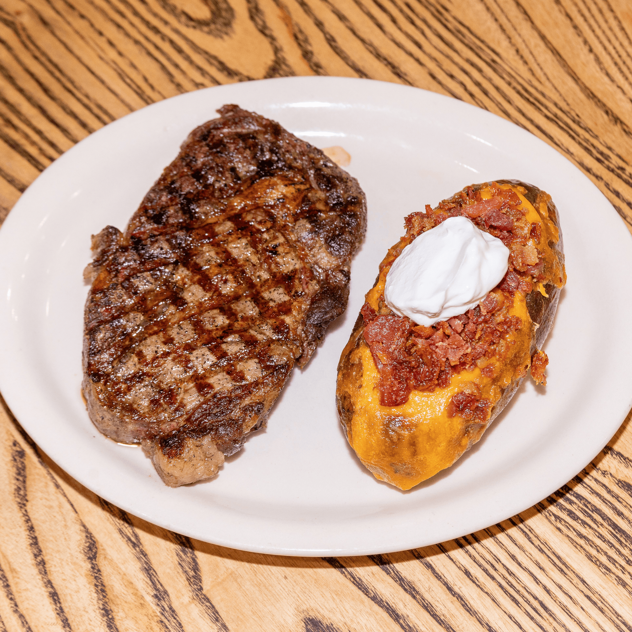 Hand-Cut Ribeye.