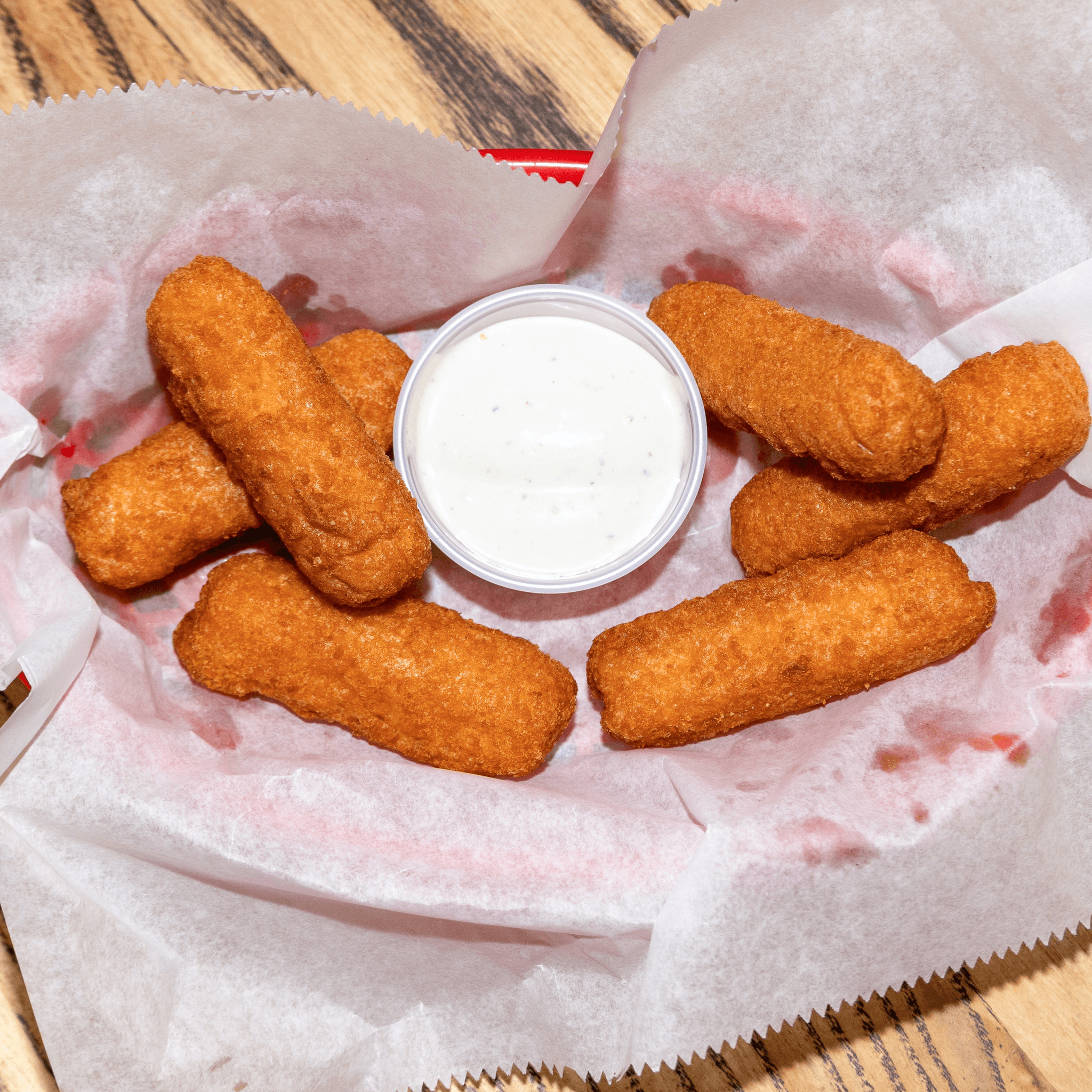Deep Fried Mozzarella.