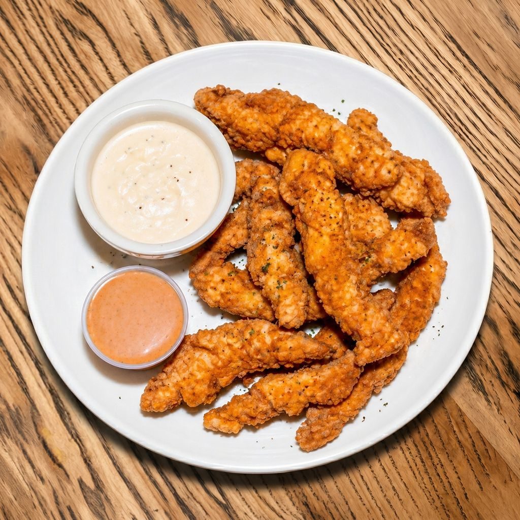 Deep Fried Chicken Tenders.